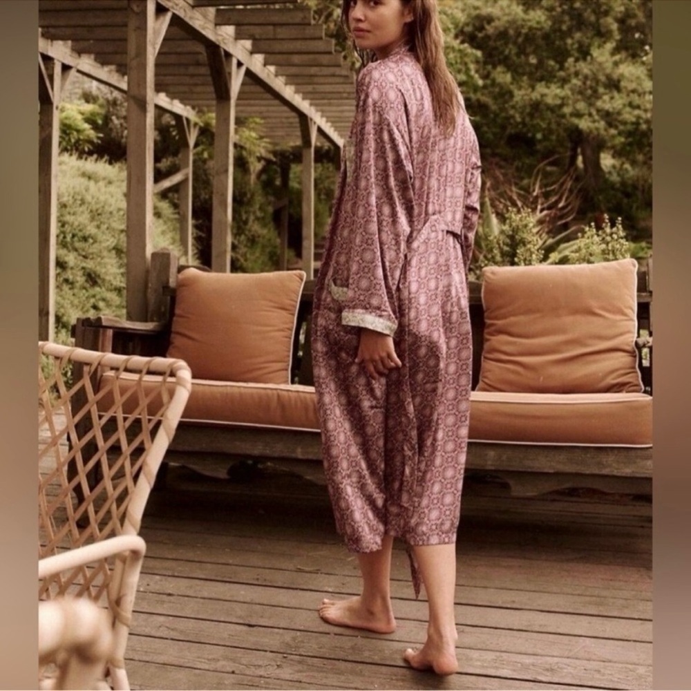 Free People Intimately Oasis House Robe Open-Front Relaxed Fit Raisin
Combo - Picture 4 of 12